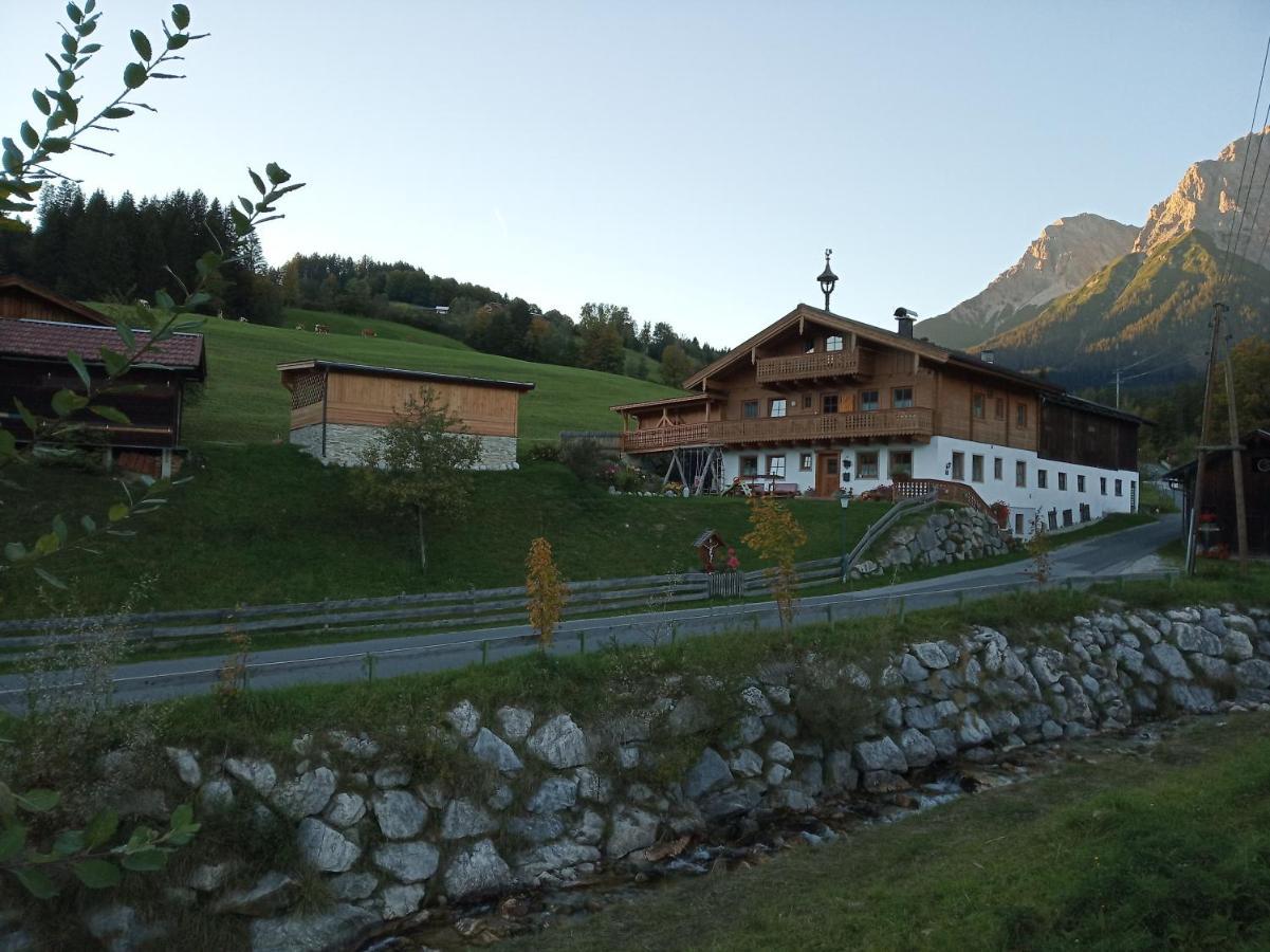 Ferienwohnung Onemooshof Maria Alm am Steinernen Meer Exterior foto
